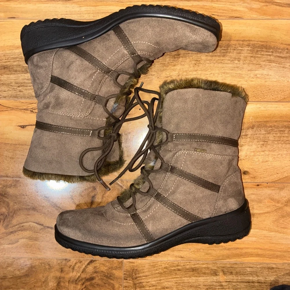 Ara Magaly Gore-Tex Waterproof Faux Fur Winter Boot - womens size 6.5